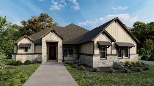 New construction Single-Family house 104 Timber Hts, La Vernia, TX 78121 plan The Burr Oak - image