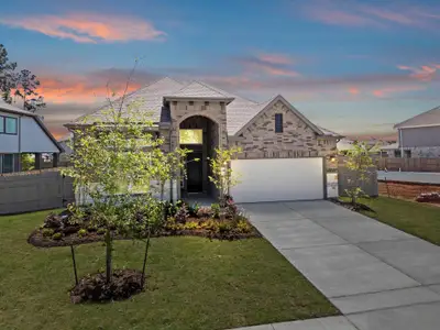 New construction Single-Family house 18028 Brennie Bird Ln, Conroe, TX 77302 plan Lynnbrook - image
