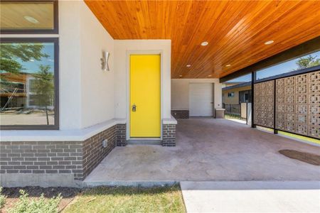 Car port parking with Storage closet