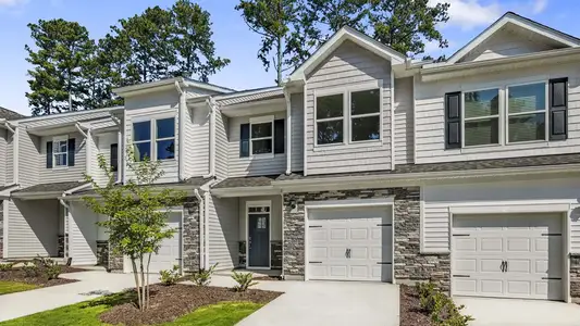 New construction Townhouse house 7428 Bourbon Briar Dr, Raleigh, NC 27604 plan Lansing - image