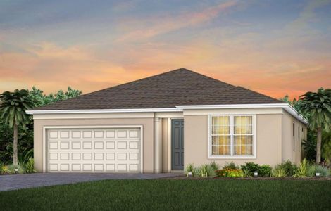 New construction Single-Family house 5519 Settlingstone Ln, St. Cloud, FL 34771 plan Garnet - image