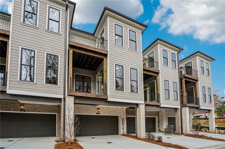 New construction Townhouse house 310 Crimson Pine Aly, Unit 10, Alpharetta, GA 30009 plan The Chamberlain - image