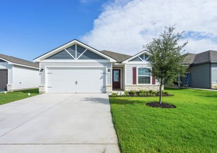 New construction Single-Family house 101 W Luna Blue Ln, Jarrell, TX 76537 plan Frio - image