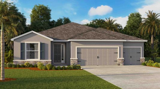 New construction Single-Family house 7052 Sw 44Th Cir, Ocala, FL 34474 plan Hawthorne - image