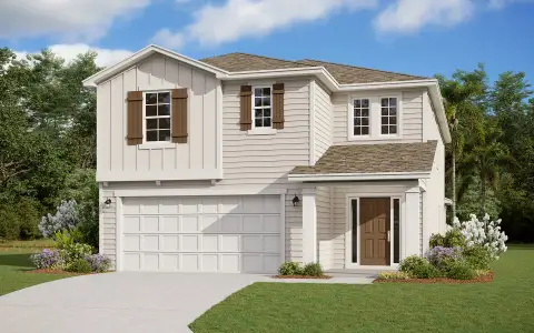 New construction Single-Family house 5700 Lagoon Cruise Wy, Jacksonville, FL 32234 plan Vero - image