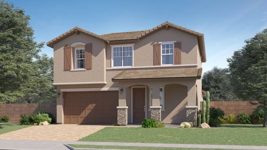 New construction Single-Family house 18645 W Silverwood Dr, Goodyear, AZ 85338 plan Becket Plan 3555 - image