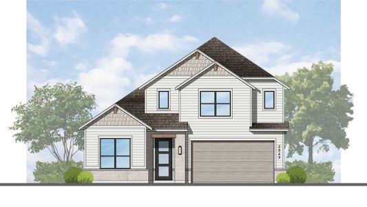 New construction Single-Family house 9301 Breeze Hill Dr, Austin, TX 78744 plan Torres - image