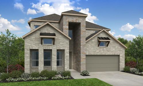 New construction Single-Family house 169 Jagged Iron Trce, Dripping Springs, TX 78620 plan Duval - image