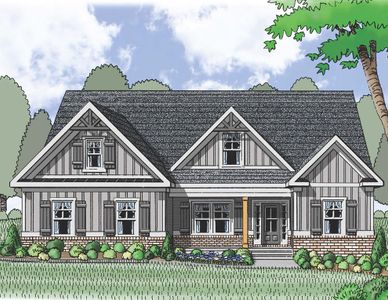 New construction Single-Family house Covington, GA 30014 plan (GA)The Avondale | Side Entry - image