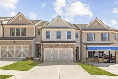 New construction Townhouse house 5651 Chickory Dr, Flowery Branch, GA 30542 plan Wendover - image