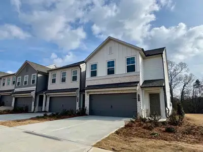 New construction Townhouse house 5451 Allegro Ln, Flowery Branch, GA 30542 plan Foxglove - image