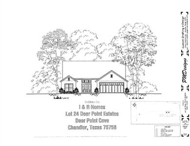 New construction Single-Family house 424 Deer Point Cv, Chandler, TX 75758 - image