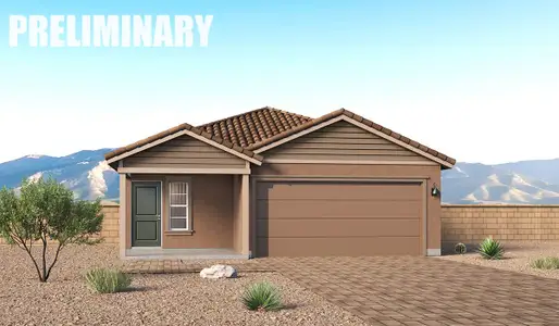 New construction Single-Family house 10397 W Brown Sand St, Marana, AZ 85653 plan Caroline - Z30C - image