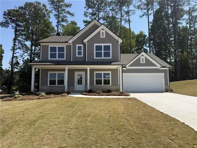 New construction Single-Family house 135 Fairwinds Dr, Covington, GA 30016 plan (GA)Jackson A.1 2 Front Entry - image