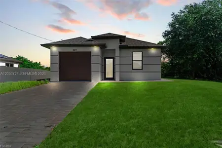 New construction Single-Family house 849 E Wolverine, Lehigh Acres, FL 33974 - image