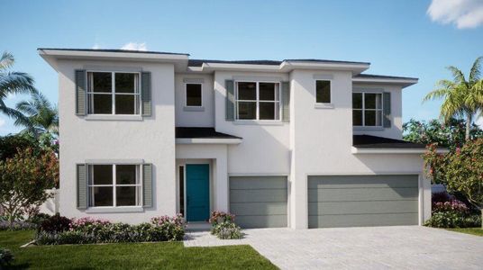 New construction Single-Family house 19249 Wood Stork Wy, Loxahatchee, FL 33470 plan Lavender - image