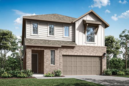 New construction Single-Family house 256 Faulkner St, Liberty Hill, TX 78642 plan Valencia - image