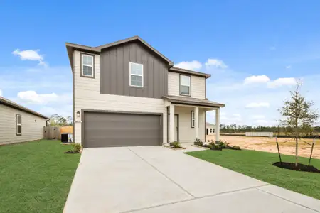 New construction Single-Family house 10714 Red Flagstone Dr, Conroe, TX 77306 plan Gannet - image