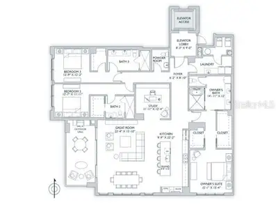 New construction Condo house 325 Golden Gate Pt, Unit 903, Sarasota, FL 34236 plan Residence 03 - image 5