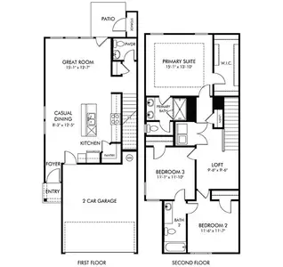 New construction Townhouse house 5530 Cosimo Rd, Fairburn, GA 30213 Oakland- photo 0