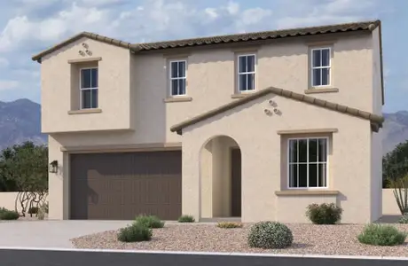 New construction Single-Family house 2133 E Georgia Ruth Ln, San Tan Valley, AZ 85140 Verbena Homeplan- photo 0