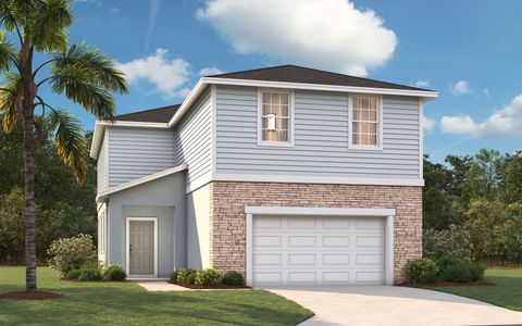 New construction Single-Family house 10047 Morning Meadowlark Trl, Parrish, FL 34219 plan The Atrium - image