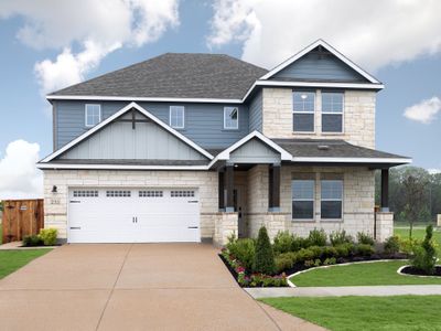 New construction Single-Family house 335 Callahan Lp, Buda, TX 78610 plan The Henderson (404) - image