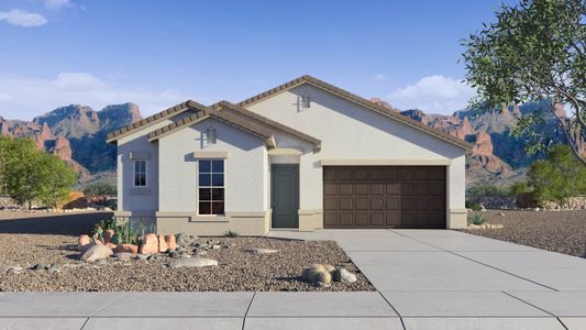 New construction Single-Family house 15476 W Desert Hollow Dr, Surprise, AZ 85387 null- photo 0