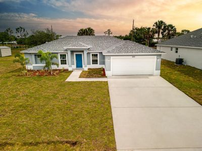 New construction Single-Family house 915 Sw Provincetown Lane, Port Saint Lucie, FL 34953 Seagull- photo 1 1