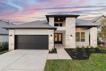 New construction Single-Family house 100 Blackberry Cv, Georgetown, TX 78628 plan Thatcher - image
