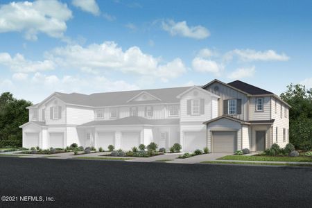 New construction Townhouse house 7779 Fiddleback Ln, Jacksonville, FL 32222 Griffith- photo 0