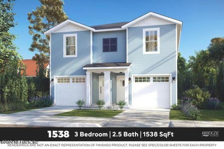 New construction Townhouse house 853 Hartshill Place, Jacksonville, FL 32218 - photo 0