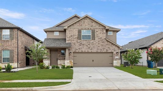 New construction Single-Family house 1633 Meadow Crest Dr, Aubrey, TX 76227 Holbrook II T- photo 0