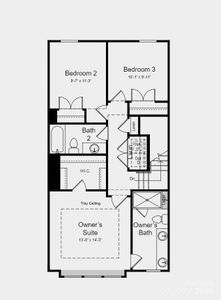 Floor Plan - Structural Options Added Include: Bedroom and full bath in place of flex area and half bath.