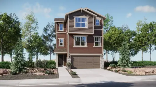 New construction Single-Family house 2982 Galena Peak Hts, Colorado Springs, CO 80904 plan Willow - image