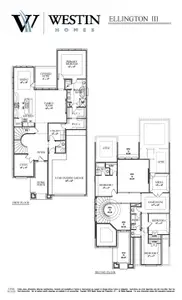 New construction Single-Family house 1001 Blanket Flower Dr, Georgetown, TX 78628 plan The Ellington III - image
