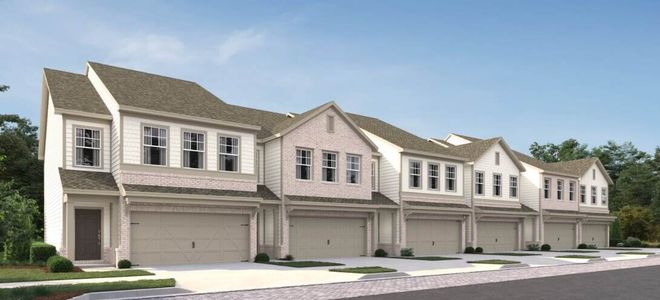 New construction Townhouse house 5423 Allegro Ln, Flowery Branch, GA 30542 Foxglove- photo 0