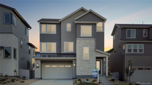 New construction Single-Family house 11972 Octave Ave, Lone Tree, CO 80134 plan 3623 Angeline Elevation A - High Slope Transitional - image