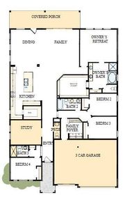 Floorplan – The success of a floorplan is the way you can move through it…You’ll be amazed at how well this home lives…We call it traffic patterns.