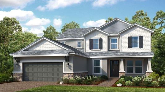 New construction Single-Family house 16216 Weller Ct, Odessa, FL 33556 plan Sand Key - image