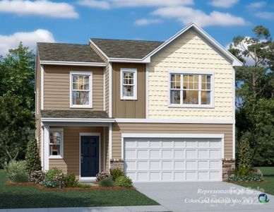 New construction Single-Family house 13108 Hampton Bay Ln, Charlotte, NC 28262 Dickenson- photo 0