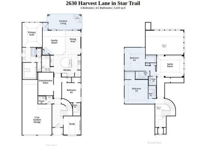 New construction Single-Family house 2630 Harvest Ln, Prosper, TX 75078 plan 513 - image