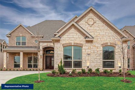 New construction Single-Family house 4100 Frontera Vista Dr, Fort Worth, TX 76179 plan Crestfield FSW (w/Media) - image