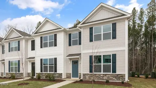 New construction Townhouse house 815 Old Tarboro Rd, Wendell, NC 27591 plan Blake - image