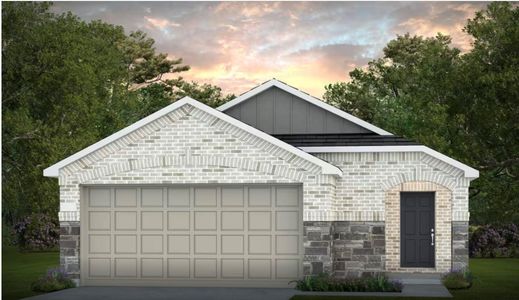 New construction Single-Family house 17223 Boulder Beach Dr, Crosby, TX 77532 Taft- photo 0