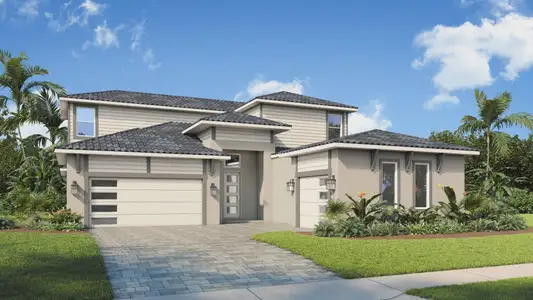New construction Single-Family house 12231 White Blossom Ct, Parrish, FL 34219 plan Eider - image