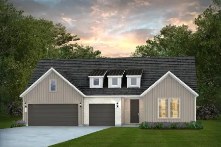 New construction Single-Family house 701 Silver Spur Blvd, Georgetown, TX 78633 plan Renown - image