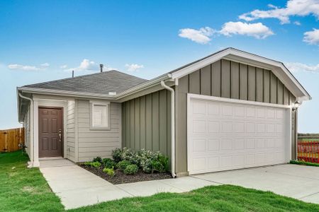 New construction Single-Family house 14130 Edna Maxine Walk, Del Valle, TX 78617 plan Eagle - image