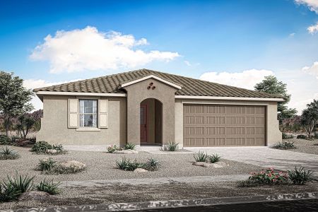 New construction Single-Family house 17304 W Via Dona Rd, Surprise, AZ 85387 Azure- photo 0