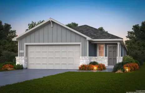 New construction Single-Family house 946 Bluegrass Pt, New Braunfels, TX 78130 - image
